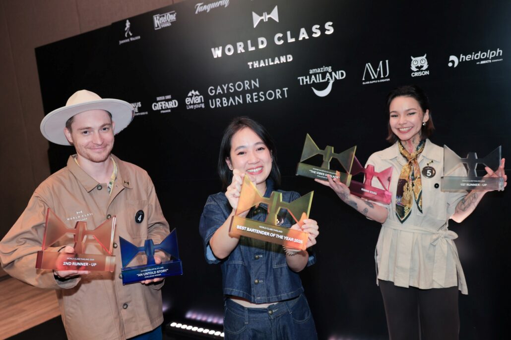 ดิอาจิโอประกาศแชมป์ใหม่ Diageo World Class Thailand 2026 เตรียมพาบินลัดฟ้าลงสนามแข่งบาร์เทนเดอร์ระดับโลกที่สกอตแลนด์ ตุลาคมนี้